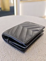 YSL, Matelasse Bi-fold, , Black, Like New - Image 16