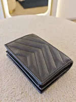 YSL, Matelasse Bi-fold, , Black, Like New - Image 17