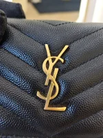 YSL, Matelasse Bi-fold, , Black, Like New - Image 19