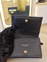 YSL, Matelasse Bi-fold, , Black, Like New - Image 20