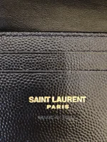 YSL, Matelasse Bi-fold, , Black, Like New - Image 22