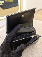 YSL, Matelasse Bi-fold, , Black, Like New - Image 25