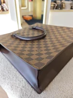 Louis Vuitton, Damier Ebene Sac Plat Tote Bag, PM, Brown, Very Good - Image 25