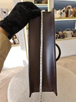 Louis Vuitton, Damier Ebene Sac Plat Tote Bag, PM, Brown, Very Good - Image 34