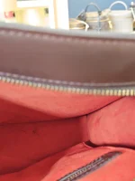 Louis Vuitton, Damier Ebene Sac Plat Tote Bag, PM, Brown, Very Good - Image 40
