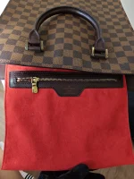 Louis Vuitton, Damier Ebene Sac Plat Tote Bag, PM, Brown, Very Good - Image 43