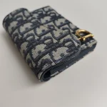 Dior, Saddle Card Holder, , Blue, Very Very  Good - Image 4
