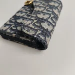 Dior, Saddle Card Holder, , Blue, Very Very  Good - Image 6