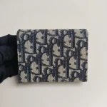 Dior, Saddle Card Holder, , Blue, Very Very  Good - Image 11