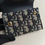 Dior, Saddle Card Holder, , Blue, Very Very  Good - Image 19
