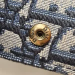 Dior, Saddle Card Holder, , Blue, Very Very  Good - Image 26