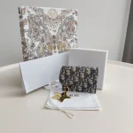 Dior, Saddle Card Holder, , Blue, Very Very  Good - Image 29