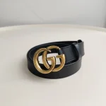 Gucci, Marmont Thin Leather Belt , 75/30, Black, Very Very  Good - Image 3