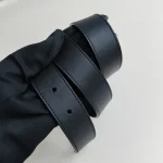 Gucci, Marmont Thin Leather Belt , 75/30, Black, Very Very  Good - Image 11