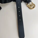 Gucci, Marmont Thin Leather Belt , 75/30, Black, Very Very  Good - Image 13