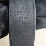 Gucci, Marmont Thin Leather Belt , 75/30, Black, Very Very  Good - Image 18