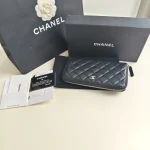 Chanel, ZIPPY WALLET, , Black, Very Very  Good - Image 2