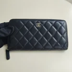 Chanel, ZIPPY WALLET, , Black, Very Very  Good - Image 3