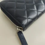 Chanel, ZIPPY WALLET, , Black, Very Very  Good - Image 6