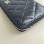 Chanel, ZIPPY WALLET, , Black, Very Very  Good - Image 7