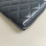 Chanel, ZIPPY WALLET, , Black, Very Very  Good - Image 8