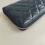 Chanel, ZIPPY WALLET, , Black, Very Very  Good - Image 9