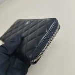 Chanel, ZIPPY WALLET, , Black, Very Very  Good - Image 10