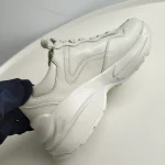 Gucci, Rhyton Vintage Logo Leather Sneaker, 36, White, Very Very  Good - Image 4