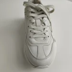 Gucci, Rhyton Vintage Logo Leather Sneaker, 36, White, Very Very  Good - Image 5