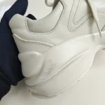 Gucci, Rhyton Vintage Logo Leather Sneaker, 36, White, Very Very  Good - Image 12