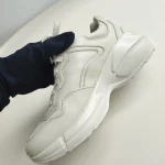Gucci, Rhyton Vintage Logo Leather Sneaker, 36, White, Very Very  Good - Image 16