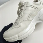Gucci, Rhyton Vintage Logo Leather Sneaker, 36, White, Very Very  Good - Image 22