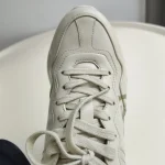 Gucci, Rhyton Vintage Logo Leather Sneaker, 36, White, Very Very  Good - Image 25