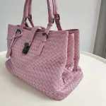 Bottega Veneta, Intrecciato Roma Bag, , Pink, Very Very  Good - Image 4