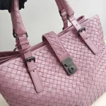 Bottega Veneta, Intrecciato Roma Bag, , Pink, Very Very  Good - Image 15