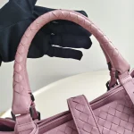 Bottega Veneta, Intrecciato Roma Bag, , Pink, Very Very  Good - Image 16