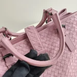 Bottega Veneta, Intrecciato Roma Bag, , Pink, Very Very  Good - Image 19