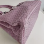 Bottega Veneta, Intrecciato Roma Bag, , Pink, Very Very  Good - Image 20