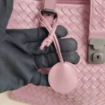 Bottega Veneta, Intrecciato Roma Bag, , Pink, Very Very  Good - Image 34