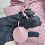Bottega Veneta, Intrecciato Roma Bag, , Pink, Very Very  Good - Image 35