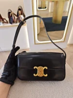 Celine, Triomphe East-West, , Black, Very Very  Good - Image 5