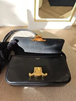 Celine, Triomphe East-West, , Black, Very Very  Good - Image 21