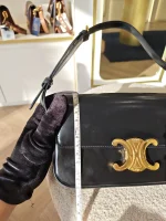 Celine, Triomphe East-West, , Black, Very Very  Good - Image 33