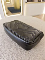 Gucci, GG Marmont Super Mini Bag, Supermini, Black, Very Very  Good - Image 17