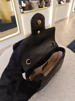Gucci, GG Marmont Super Mini Bag, Supermini, Black, Very Very  Good - Image 28