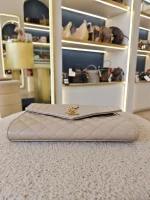 YSL, Envelope Clutch Bag, , Beige, Very Very  Good - Image 7
