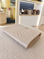 YSL, Envelope Clutch Bag, , Beige, Very Very  Good - Image 15