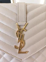 YSL, Envelope Clutch Bag, , Beige, Very Very  Good - Image 17
