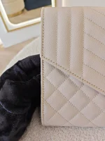 YSL, Envelope Clutch Bag, , Beige, Very Very  Good - Image 18