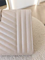 YSL, Envelope Clutch Bag, , Beige, Very Very  Good - Image 19